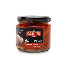 CALLIPO FILETTI DI TONNO CON NDUJA CALABRESE g190