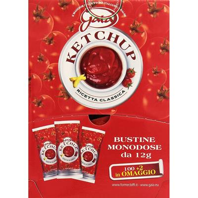 GAIA KETCHUP BUSTINE 132pz BOX