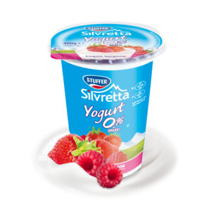 stuffer joghurt silvretta 400g erdbeere/himbeere 0%