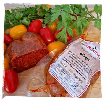 LA RONDINE NDUJA TIPO SPILINGA BUDELLO 350/400g