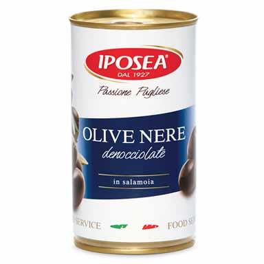 IPOSEA ENTKERNTE SCHWARZE OLIVEN 4250ml