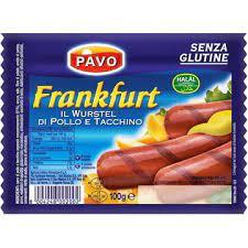 WURSTEL PAVO FRANKFURT 100g HÃœHNCHEN UND PUTENFLEISCH