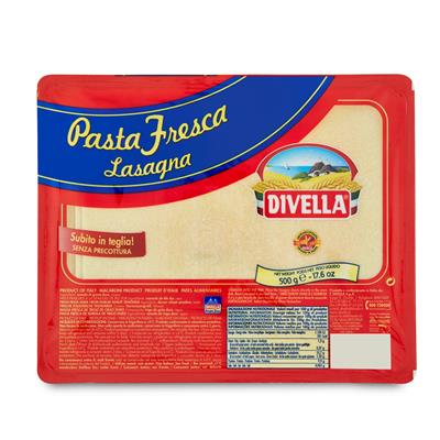 DIVELLA FRISCHE LASAGNE AUS HARTWEIZENGRIEÃŸ 500g