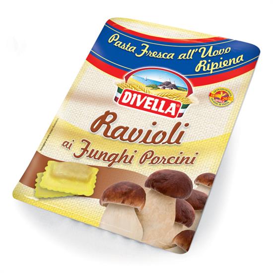 DIVELLA RAVIOLI g250 FUNGHI PORCINI