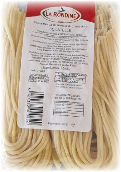 LA RONDINE PASTA FRESCA SCILATELLE 400g