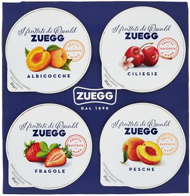 ZUEGG MARMELLATA MONODOSE 4X 25g