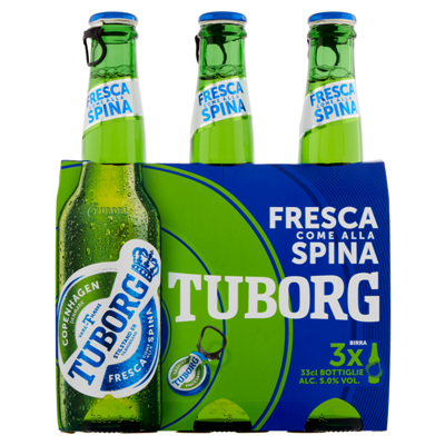 TUBORG BIER 33cl X3