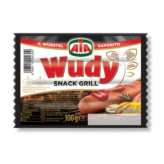 WURSTEL WUDY AIA SCHWEIN 100g