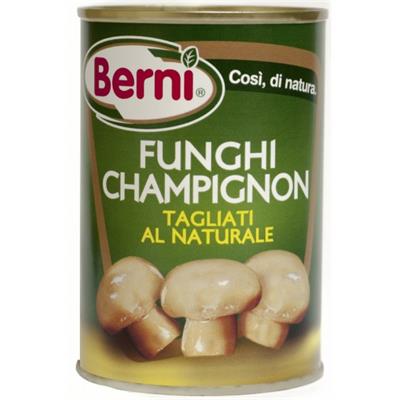 BERNI FUNGHI CHAMPIGNON NATURALE LATTINA 400g