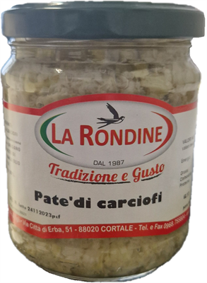 LA RONDINE PATE' DI CARCIOFI 212g