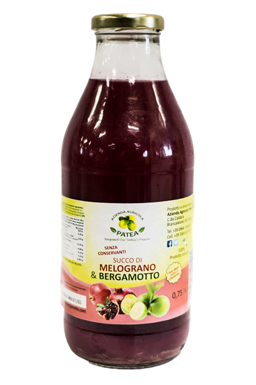 PATEA SUCCO DI MELAGRANO & BERGAMOTTO 750ml