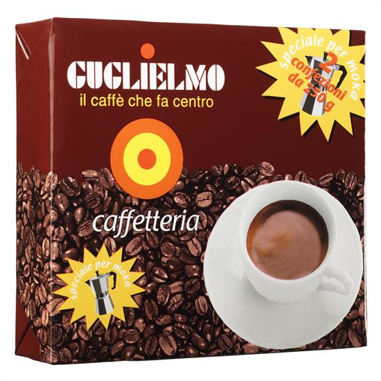 GUGLIELMO CAFFE' CAFFETTERIA g250x2 BIPACK