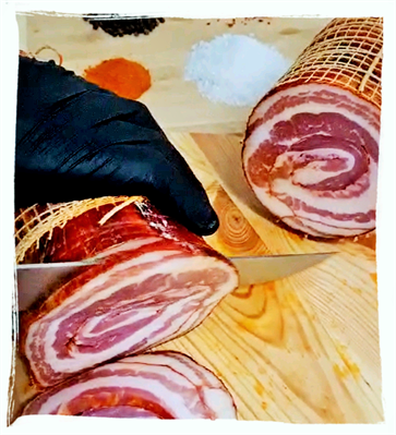 LA RONDINE PANCETTA ARROTOLATA PICCANTE 500/550g