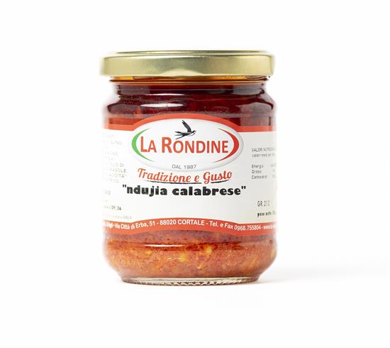 LA RONDINE NDUJA CALABRESE VASO 212g