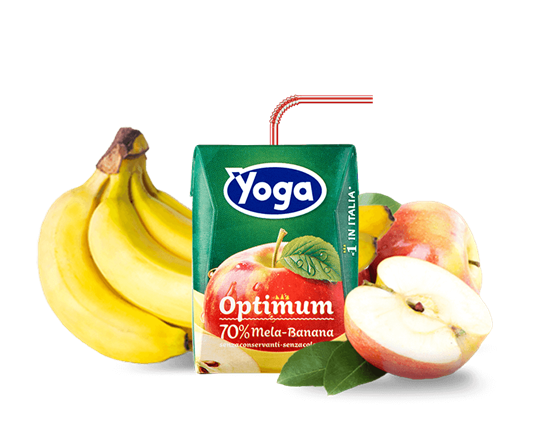 YOGA SUCCO DI FRUTTA BRIK 3X 200ml MELA/BANANA