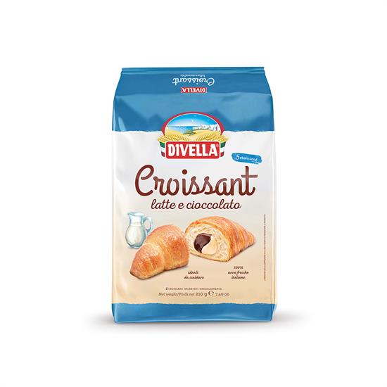 DIVELLA CROISSANT 5X 210g MILCH UND SCHOKOLADE