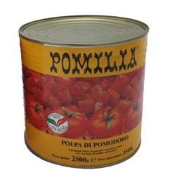 POMILIA TOMATENFRUCHTFLEISCH FÃœR PIZZA 2,5kg