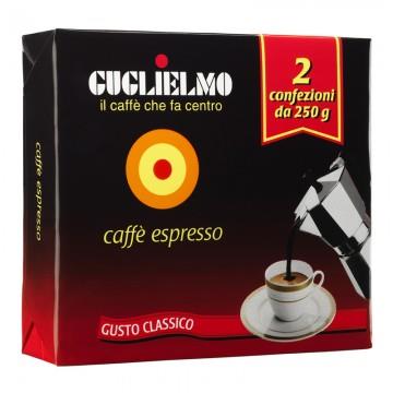 GUGLIELMO ESPRESSOKAFFEE 250g x 2 ZWEIERPACK