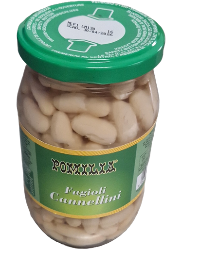 POMILIA CANNELLINI-BOHNEN IM GLAS 360g