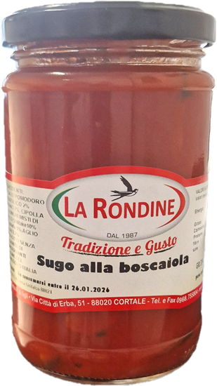 LA RONDINE SUGO ALLA BOSCAIOLA 314g