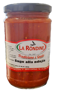 LA RONDINE SUGO ALLA NDUJA 314g