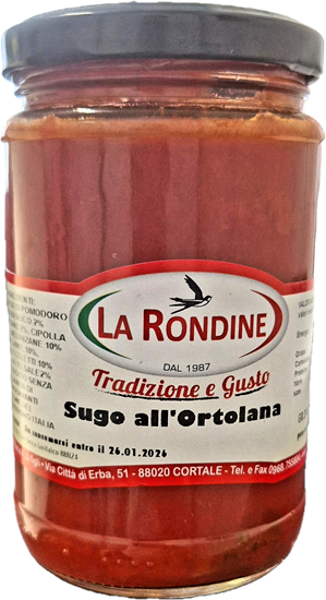 LA RONDINE SUGO ALL'ORTOLANA 314g