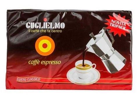 GUGLIELMO ESPRESSOKAFFEE 250g x 3 DREIERPACK