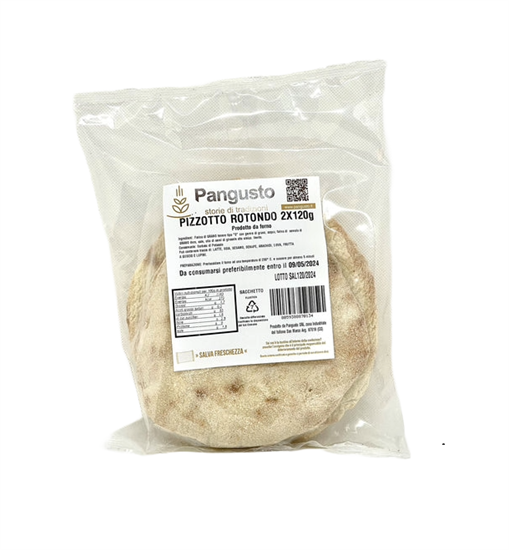 PANGUSTO PIZZOTTO ROTONDO 2pz 120g