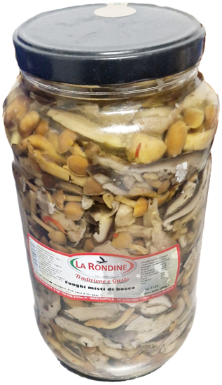 la rondine gemischte waldpilze glas 3kg