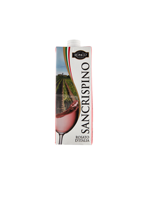 SAN CRISPINO VINO ROSATO D'ITALIA BRICK 1 LT