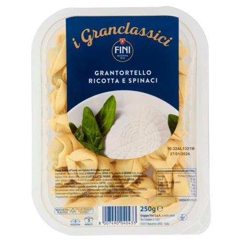 FINI I GRANCLASSICI GRANTORTELLO RICOTTA E SPINACI 250g