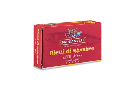 SARDANELLI FILETTI DI SGOMBRO ALL'OLIO DI OLIVA 125g