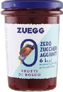 ZUEGG CONFETTURA S/Z 220g FRUTTI DI BOSCO