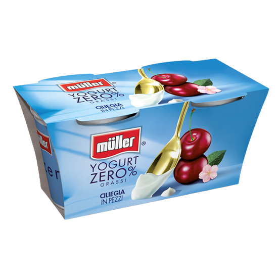 MULLER YOG. 2X125g CILIEGIA ZERO %