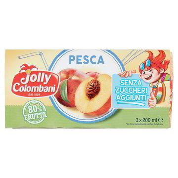 JOLLY SUCCHI FRUTTA S/ZUCCHERO BRICK 3X200ml PESCA