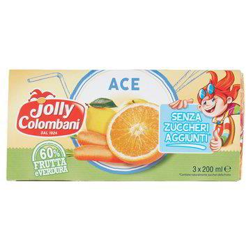 JOLLY FRUCHTSÃ„FTE OHNE ZUCKER BRICK 3X200ml ACE