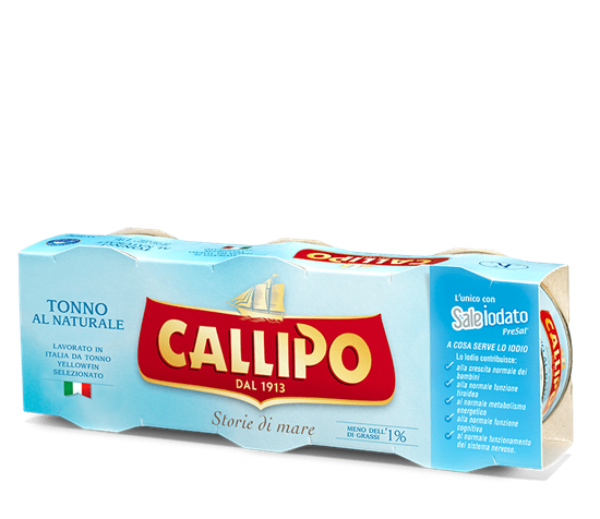 CALLIPO THUNFISCH IN NATURSAFT 80g x3