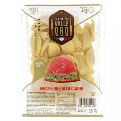 VALLE ORO MEZZALUNA ALLA CARNE 250g