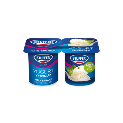 stuffer cremiger joghurt g125x2 apfel-banane